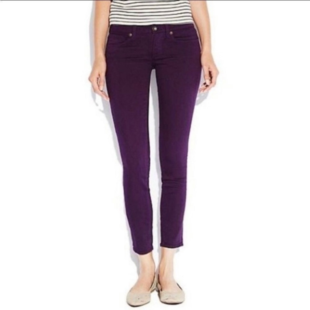 Lucky Brand Purple Charlie Super Skinny Low Rise Jeans 2/26